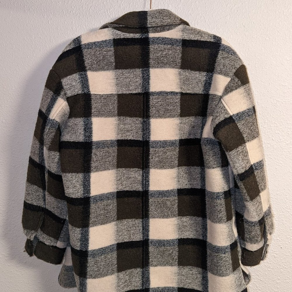 Belrose- Shirt-Jacket in Maran Plaid